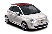 Fiat 500 cabrio or similar