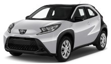 A TOYOTA AYGO X of vergelijkbaar