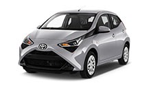 A TOYOTA AYGO of vergelijkbaar